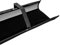 VWINDESK Under Desk 23.5 Inch Mesh Fabric Cable Management Tray, Power Cable Holder, Cord Organizer, Make Wire Tidy for Height Adjustable Desk, Black
