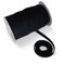 Schrägband, doppelt gefaltetes Schrägband, 1/4 Zoll, durchgehendes Schrägband zum Nähen, Quilten, Binden, Säumen, Bekleidung, Polyester, nicht dehnbar (schwarz, 6 mm, 48 m)