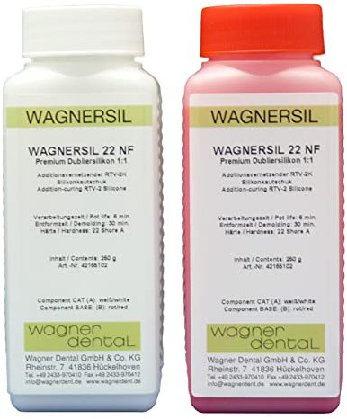 WAGNERSIL 22 NF Premium Silikon Kautschuk Dubliersilikon (weich) 0,5 kg