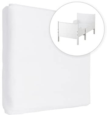 Baby Comfort Jersey 100% Baumwolle Spannbettlaken für 160x80 cm Kleinkind Junior Bett Matratze (Weiß)