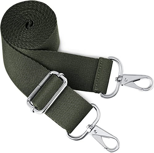 BOACAY Wide Shoulder Bag Strap Replacement with Clips for Laptop, Camera, Handbag, Changeable Crossbody Bag Strap, Universal & Adjustable