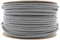 LEDSone Cable de tela redondo de 2 núcleos, 5 metros, color blanco y negro, estilo vintage, trenzado italiano, 0,75 mm, cable eléctrico flexible para iluminación británica.