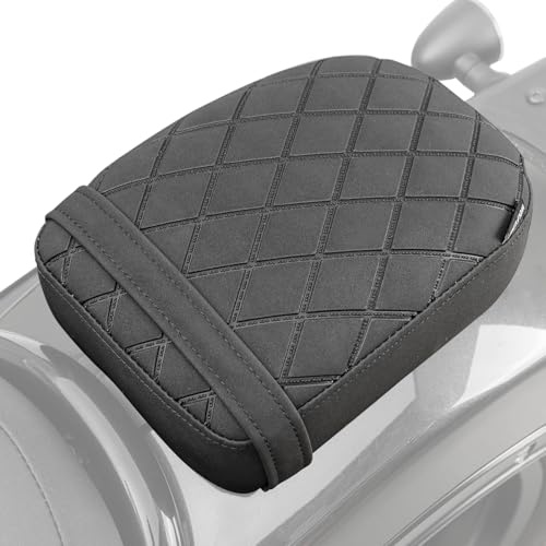 Motorrad Beifahrer Sitz Sitzbank für Rebel CMX 1100 CMX1100 CM1100 2021 2022 2023 2024 2025 2026 Soziussitzkissen Hinten Solo Set (Schwarz)