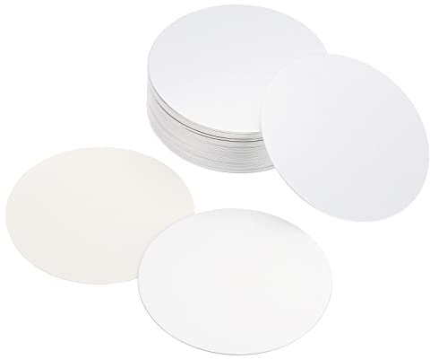 PATIKIL 78mm/3.07 Aluminium-Folie Cap Liner, 50 Pack resistent Tamper Induktion Heat Sealer Versiegelung Liner für PET-Kunststoff-Flasche Glas-Deckel