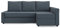 MASTERS OF COVERS Ersatzsofabezug für IKEA Friheten Ecksofa Links/Rechts Chaise, Individuelle Passform, Strapazierfähiger Stoff, 230 x 68/151 x 66 cm (Titangrau, Polyester Petite)