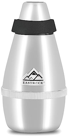 EASTROCK Trumpet Mute ABS Light Weight Mute Trumpet Acessories(SILVER)