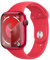 Apple Watch Series 9 (45 mm GPS) Smartwatch avec boîtier Aluminium et Bracelet Sport (Product) Red (M/L). Suivi de l’activité Physique, apps Oxygène sanguin et ECG, écran Retina Toujours activé