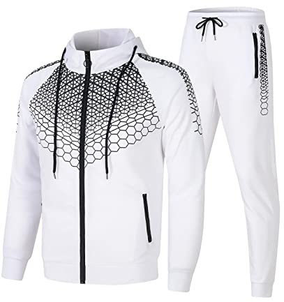 Freizeitanzug Herren Elegant Trapstar Trainingsanzug Sets Herren/Damen 2023 Trapstar Anzug Sportswear Sets Herren/Damen 2 teilig Trainingsanzug Hoodies Sweatshirts mit Kapuze Und Taschen Sporthose