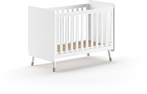 Vipack Sleigh, White, Cot