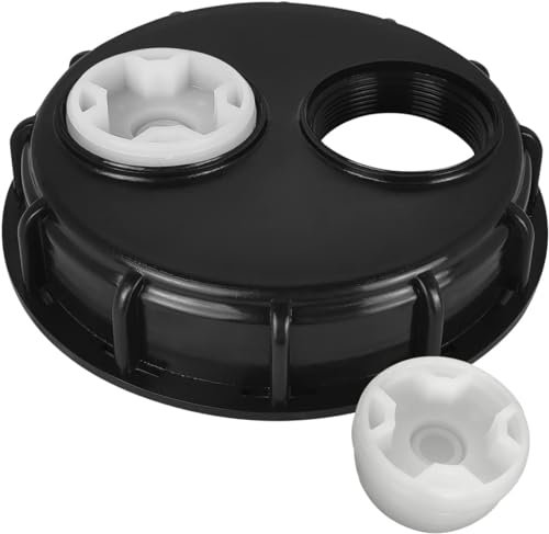 WOOLUCK® IBC Tankdeckel,IBC Wassertank Vented Deckel 163mm mit doppelten Entlüftungslöchern,IBC Tank Zubehör für 1000l Wassertank Regentonne,Container