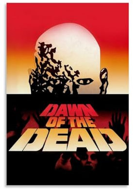 Dawn of the Dead, Poster, dekoratives Gemälde, Leinwand-Wandposter und Kunstdruck, modernes Familienschlafzimmer-Dekor-Poster, 20 x 30 cm
