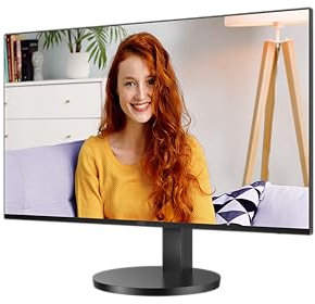 AOC 27B3CF2 - Monitor Full HD, 27 pollici, altoparlanti, altezza regolabile (1920x1080, 100 Hz, HDMI, USB-C (65W PD), hub USB) nero