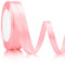 Satinband Rosa 2 Rollen 1cm Geschenkband 23m Schleifenband Satinbänder Geschenkbänder Dekoband Band Für Geschenkverpackung Brautstrauß Basteln Geburtstag Hochzeit Dekoration