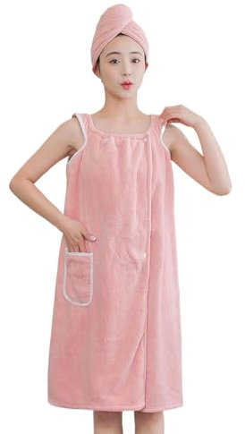 JIAHG Asciugamano da sauna da donna, asciugamano da bagno, asciugamano da doccia, spa, spiaggia, nuoto, morbido, assorbente, per sauna, sauna, sauna, sauna, 75 cm x 150 cm (rosa, 135 x 85 cm)