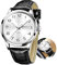 Taxau Herrenuhren Arabische Ziffern Großes Zifferblatt Leicht zu lesen Herrenuhren Einfacher Stil Day Date Uhren wasserdichte leuchtende Armbanduhren Reloj para Hombre