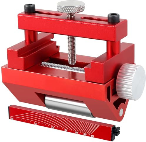 Honing Guide Tool, Adjustable Metal Chisel Sharpening Jig Kit, Fixed Angle Knife Sharpener Tool with Protractor, Woodworking Honing Guide for 0-2.55 Inch Chisels and Planes