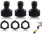ZoeTekway 3 Stücke 3/4 Zoll Gartenschlauch Schnellkupplung,Kunststoff Hahnverbinder Stecker,Innengewinde Hahnanschluss,Wasserhahnadapter Kupplungsstecker Mit Dichtung,für Garten Schlauch Teile Stecker