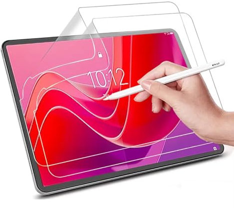 Negugew 2 Stück Schutzfolie aus Papier für Lenovo Tab P12 2023, Matt PET Papierfolie Zeichnen und Schreiben wie auf Papier