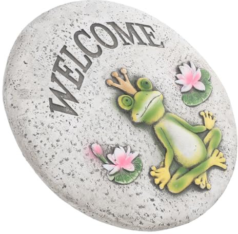 Sosoport dekorativer Stein für den Innenhof Garten Trittsteine ​​im Freien Trittstein-Sets für den Garten Gartensteine ​​im Freien Garten-Trittstein-Handabdruck-Set Zement