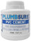 Plumbsure PVC Cement - Plumbers PVC Glue for Non-Pressure Pipes and Fittings