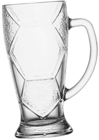 ARTSEWPLY Jarra de Cerveza Grande de Vaso de Vidrio Práctico y Portátil para Fiestas Deportivos para Cerveza Vino y Whisky