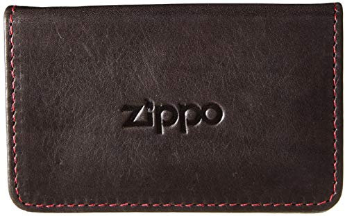 Zippo Herren Visitenkartenetui Lederwaren, Braun (Mokka)