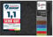 etm Schmutzfangmatte ColorLine | Türmatte in vielen Größen | Fußmatte für Innenbereich | Rutschfester Teppich für Flur, Haustür, Eingang, Eingangsbereich, Vorzimmer - Schwarz 90x150 cm