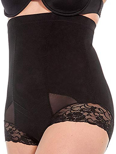 MAGIC BODYFASHION Damen Super Control Brief Miederrock, Schwarz, L EU