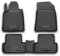 OMAC Gummimatten Fußmatten für Peugeot 407 Limo Kombi 2004-2011 TPE Schwarz 4X