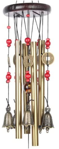 Windspiel-Glocke, chinesische Metallglocke, Feng Shui, Glücksbringer Heimdekoration