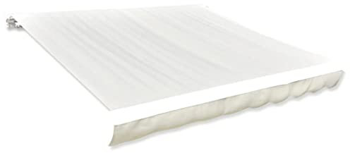 vidaXL Tendone da Sole in Tela 6x3 m Crema Senza Telaio Tendalino Parasole