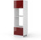 Vicco Mikrowellenschrank R-Line, Küchenregal für die Mikrowelle, Bordeaux Hochglanz/Weiß, 60 cm