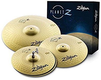 Zildjian ZB4PK Planet Z Series - Juego con 4 Platillos (14 pr, 16, 20),Nuevo Modelo