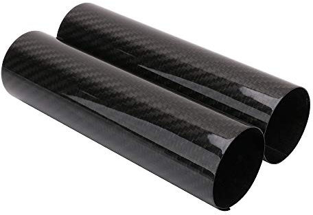 Protezione per forcella in fibra di carbonio adatta per la maggior parte delle moto, on/off road (240 mm)