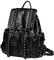 Ro Rox Iris Punk Goth PU Unisex Schule Großer Rucksack