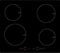 electriQ 60cm 4 Zone 13amp Plug In Induction Hob Black