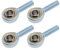 Create idea 4 Stück Rose Gelenklager Lenkkopflager Stangenende Lager SA10 T/K Rechts M10x1,50mm für Hydraulikzylinder Schmiedemaschine Auto-Stoßdämpfer