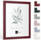 Bildershop-24 Bilderrahmen modern stabil Dalia Dunkelrot 50 X 70 cm Rahmen für Bilder Urkunden Poster Farbe & Größe wählbar