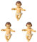 Toyvian 3 STK Religiöse Heilige Kinderverzierung Jesus-Baby-Statue-Figur Krippe Jesuskind Baby-Jesus-Puppe Babyfigur Der Religiösen Kirche Babyfiguren Geschenke Harz Weihnachten Tisch Weiß