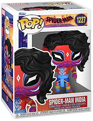 Funko Pop! Vinyl: Spider-Man: Across The Spider-Verse - Spider-Man India - Pavitr Prabhakar - Spiderman Into The Spiderverse 2 - Vinyl-Sammelfigur - Geschenkidee - Offizielle Handelswaren
