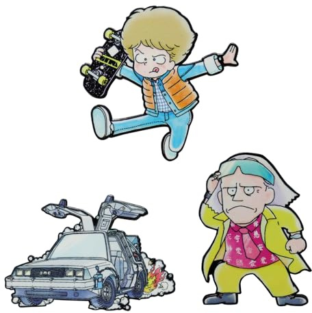 Fanattik Zurück in die Zukunft Set 3 Pin Limited Japanese Edition