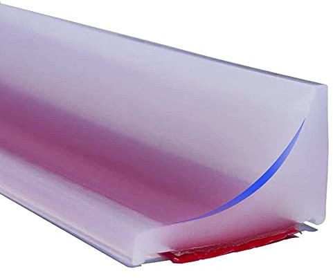 KAYLEINSTER 100cm Schwallschutzleiste Dusche Silikon Wasserstopper Selbstklebend,Wasserbarriere Schwallschutz Duschschwelle Spritzschutz,Begehbare Dusche Wassersperre Schwallleiste Wasserdamm für Bad