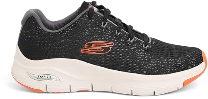 Skechers Herren Arch Fit Takar Sneaker, Schwarz, 40 EU