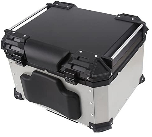 BOROCO Motorrad Topcase Rückenlehnen, Universal Motorrad Rückenpolster Backrest, Gepäck Fall Rücken Kissen mit Selbst klebend für Motorrad(2#)