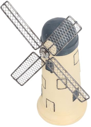 JTLB Niederländische Windmühlen-Statue, Dekorative, Exquisite Windmühlen-Ornamentfigur Büro, TV-Schrank, Schreibtisch (Typ 1)