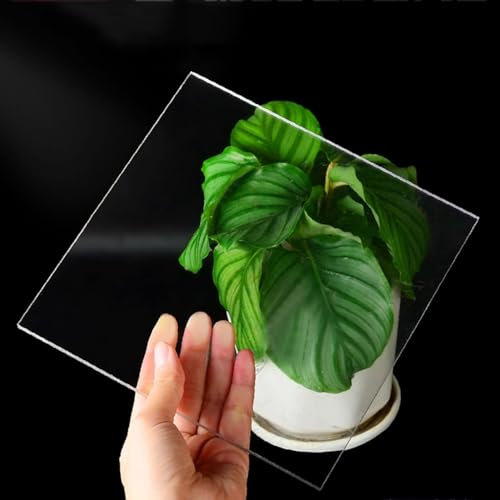 1.2mm Thick Polycarbonate Roofing Sheet, Clear Plastic Sheet, Rain-Proof UV Protection Transparent Daylighting Panels for Greenhouses, Sheds, Porch Canopies Easy To Bend & Cut ( Size : 5.9x3.3ft )