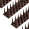 OFFO Pinchos Antipalomas, Pinchos para Palomas de 1,9m,Pinchos Palomas Exterior Resistente para Balcones, techos, Jardines o barreras privadas,Antipalomas Marrón