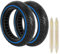 RUTU 8,5x2 Zoll Elektroroller Vollreifen für Xiaomi M365/M365 Pro, Gotrax Gxl V2/XR, 50/75-6.1 Scooter Räder 8 1/2 '' Vorder- oder Hinterrad-Vollgummireifen Ersetzen Blau 2er-Pack