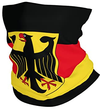 Herren Damen Gesichtsschutz Deutschland Flagge Halstuch Schnelltrocknend Headwrap Winddichter Kopftuch Für Radfahr Ski Outdoor