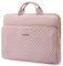 bagsmart Laptop Sleeve Carrying Case with Pocket, Computer Protective Cover for MacBook Air 2025 ASUS Lenovo HP Notebooks (Pink, 13-13.3 Inch - Handheld)